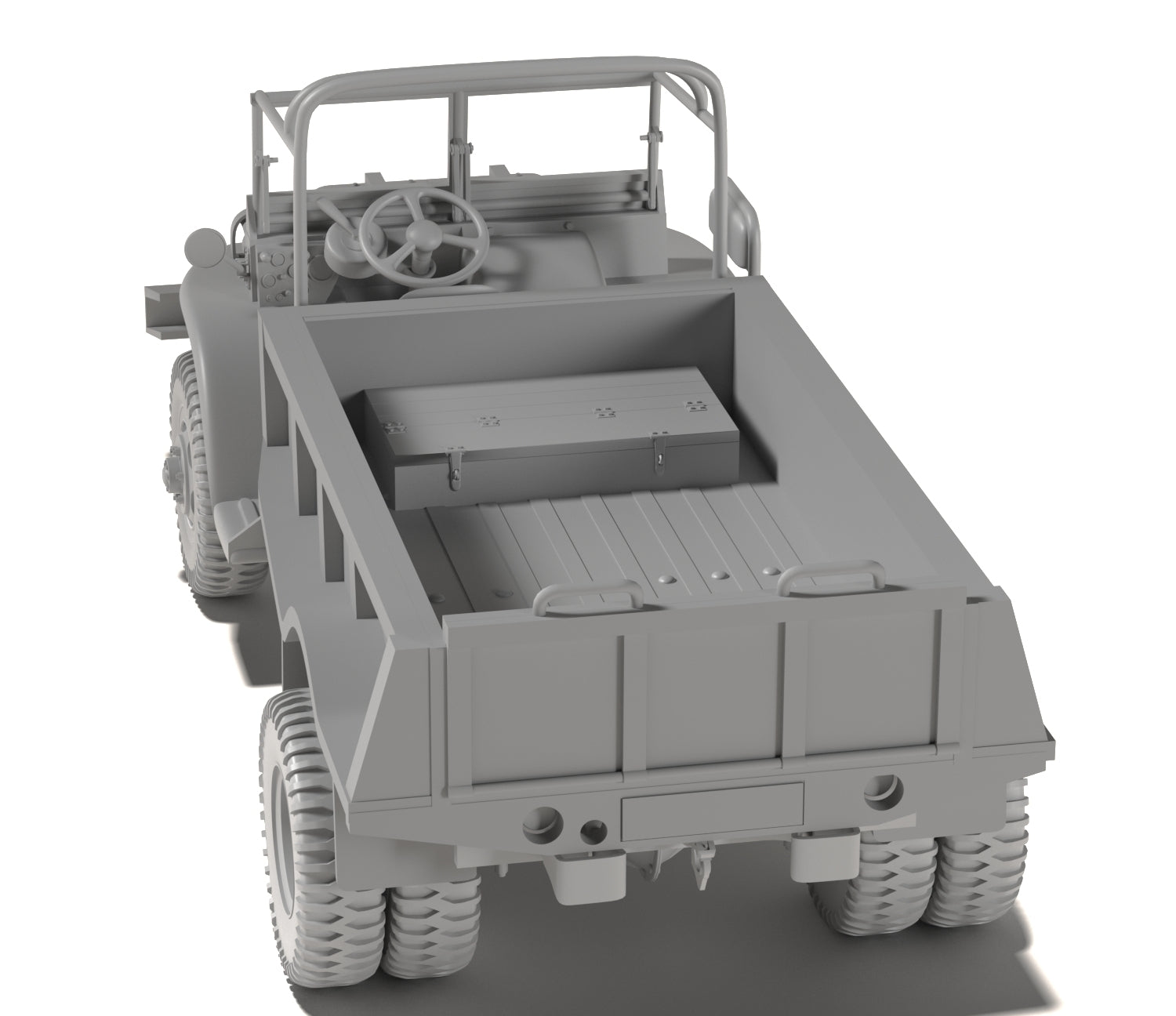 Ford GTB Burma Jeep - US Army - 28mm Scale - wargame3d