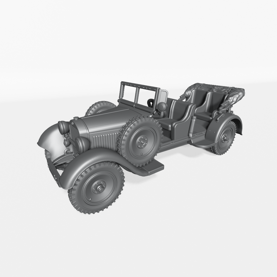 Mercedes Typ Stuttgart 260 Kubelwagen (Germany) - WWII - German Army - wargame3d- 28mm Scale