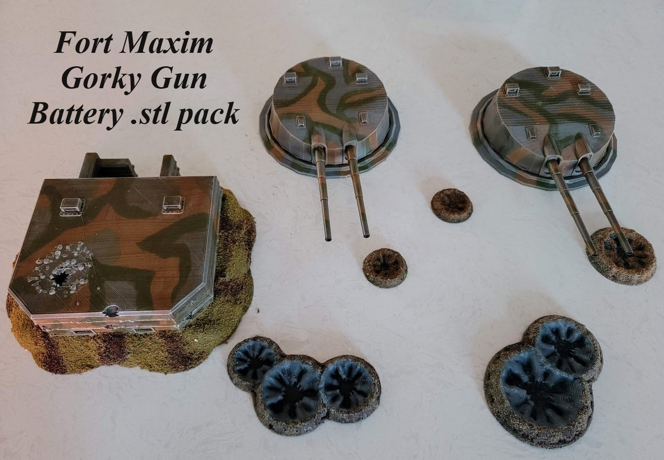Fort Maxim Gorky - Resin 28mm Miniatures - Deweycat