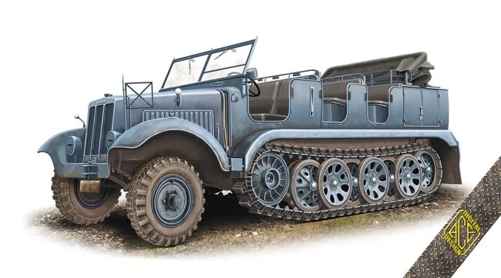 Sd.Kfz.6 Zugkraftwagen 5t - German Army - 28mm Scale - wargame3d
