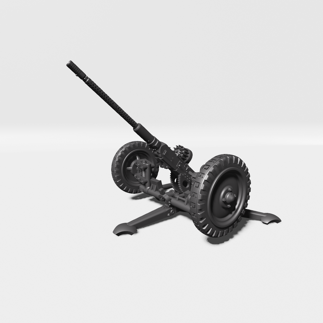 AA gun Bofors 20mm (Lvakan m40) - Other Nations Fighting Vehicles - 28mm Scale - wargame3d