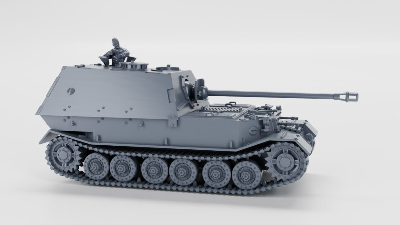 Panzerjager Tiger (P) 8.8 cm PaK 43 “Elefant” - WWII - German Army - wargame3d- 28mm Scale