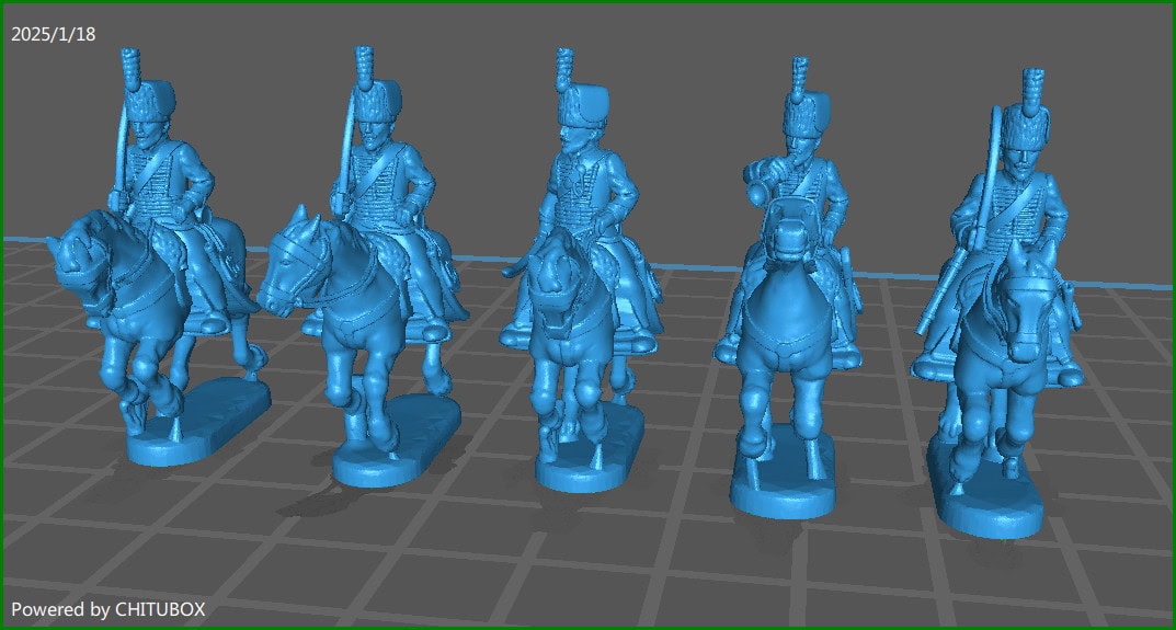 Small 15mm "w epic size" Austrian 7 YW Grenadiers - 4 Strips - MC Minis