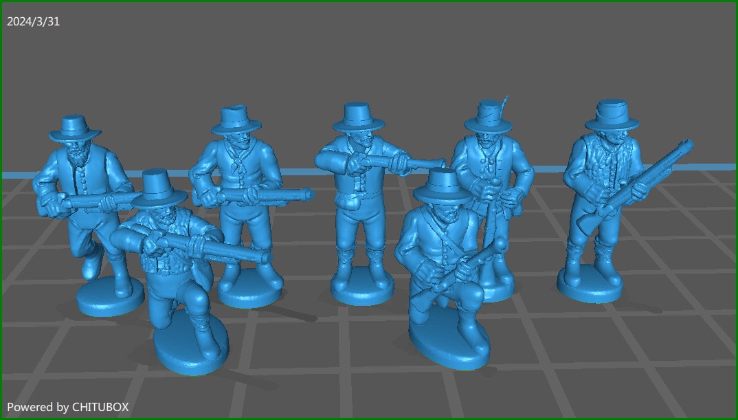 15mm Piedmont army garibaldini "Picciotti skirmishing 2 - 7 minis