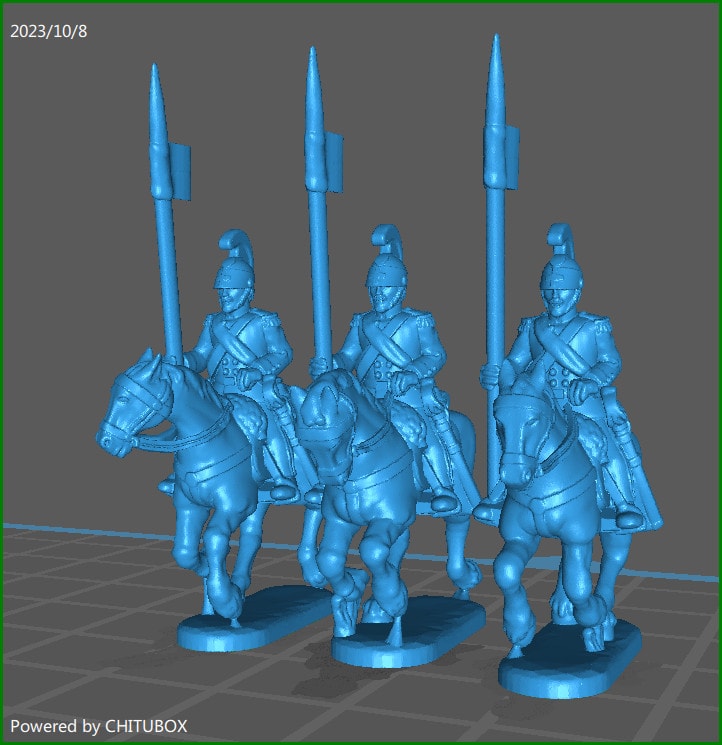 Piedmontese Heavy Cavalry 1848-66 - 9 Minis - 15mm Scale - Historical Wargaming - Resin