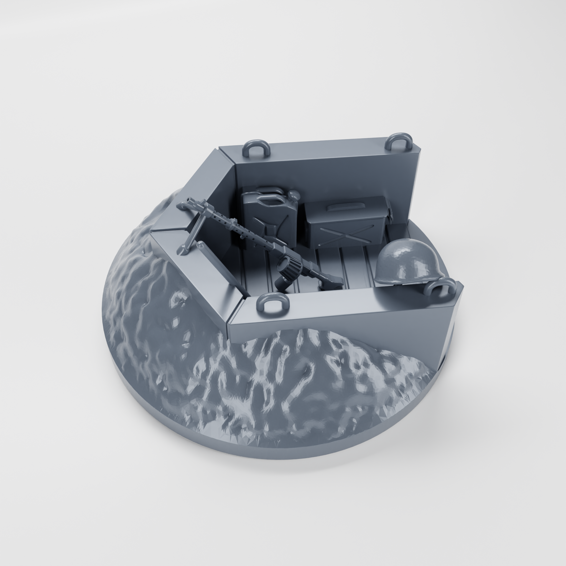 Objective Markers Part 2 - 10 Markers - 28 mm Scale - 40mm Marker - wargame3d