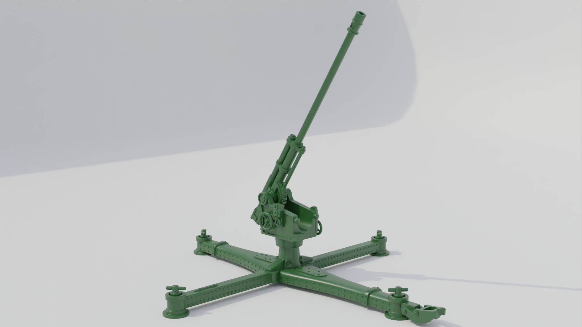 Bofors 80mm 29-38M AA Gun - Hungarian Army - 28mm Scale - wargame3d