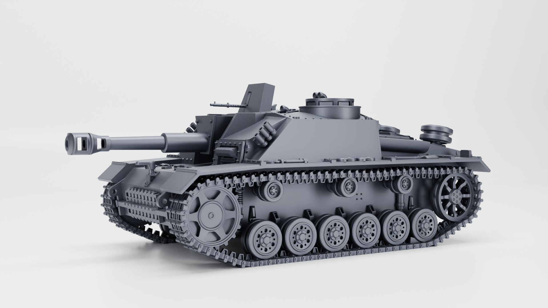 STUH 42 (Sturmhaubitze 42 Ausf G) - German Sturmpanzer - WWII - German Army - wargame3d - 28mm Scale