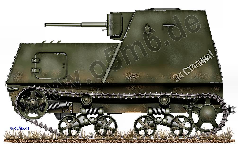 Tractor tank KhTZ-16 - wargame3d- 28mm Scale - Russian Army - Bolt Action
