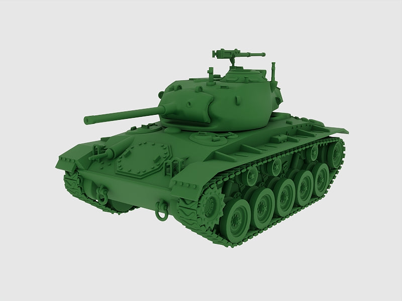 M24 Chaffee - 28mm Scale - wargame3d
