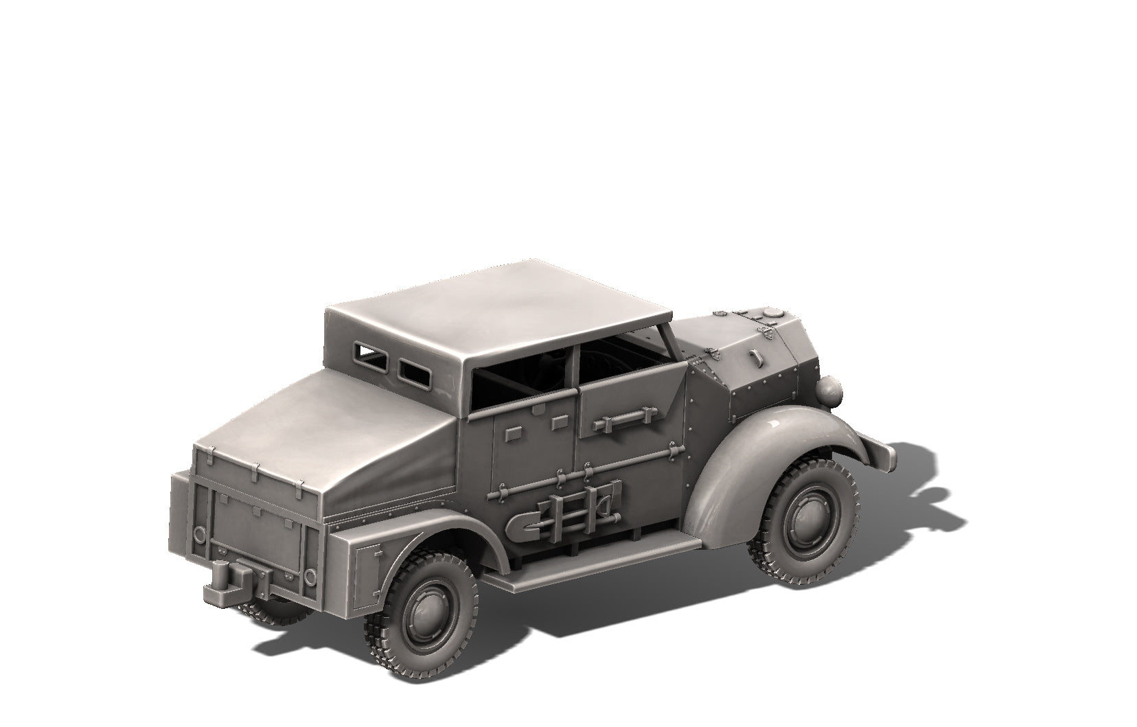 Ford - Marmon Herrington Armoured Truck (1928) - Belgian Army - 28mm Scale - wargame3d