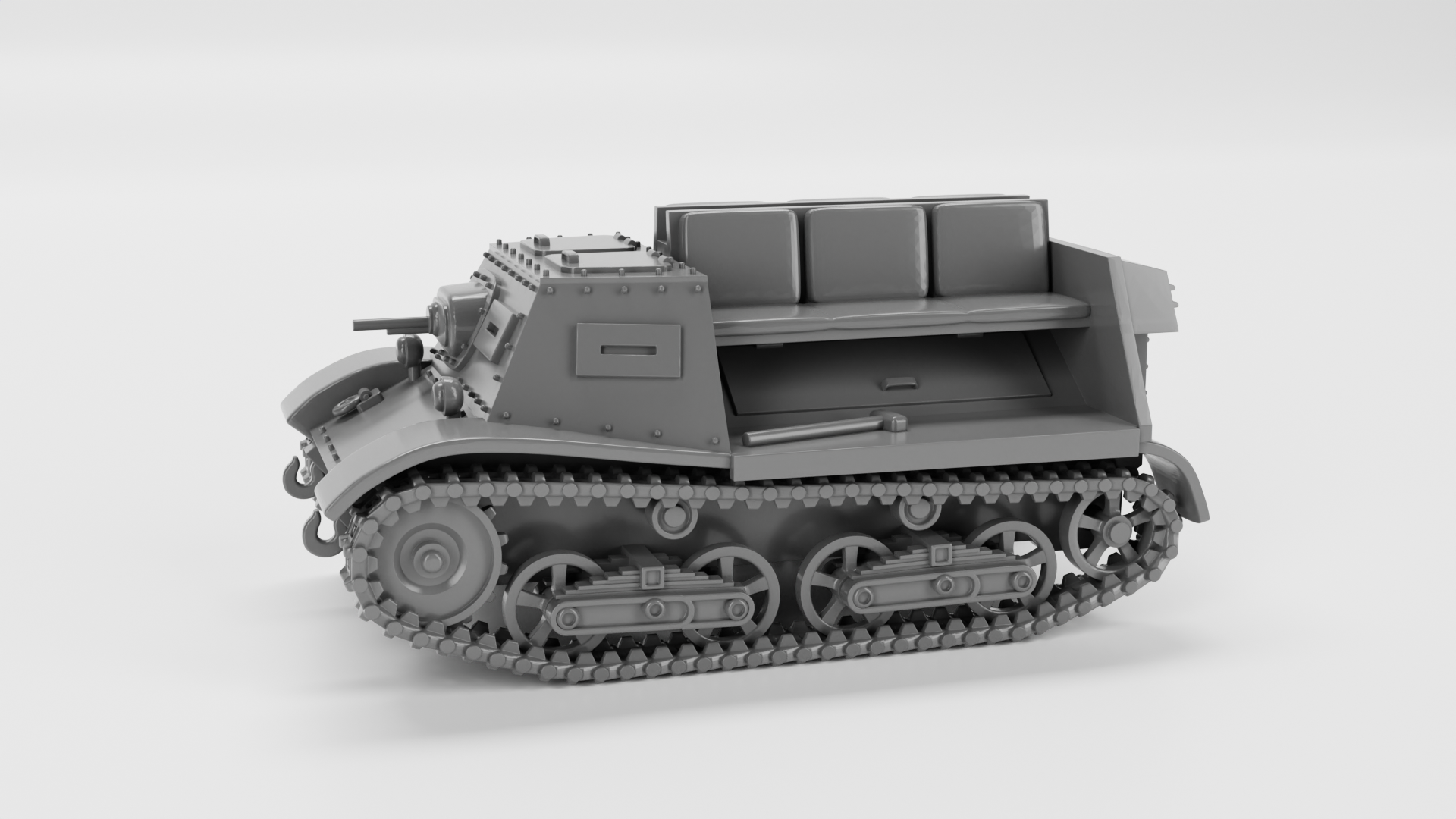 T-20 Komsomolets - Russian Army - wargame3d- 28mm Scale