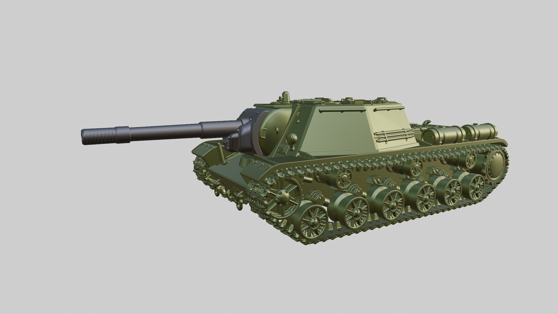 SU-152 Heavy SPG - Russian Army - wargame3d- 28mm Scale