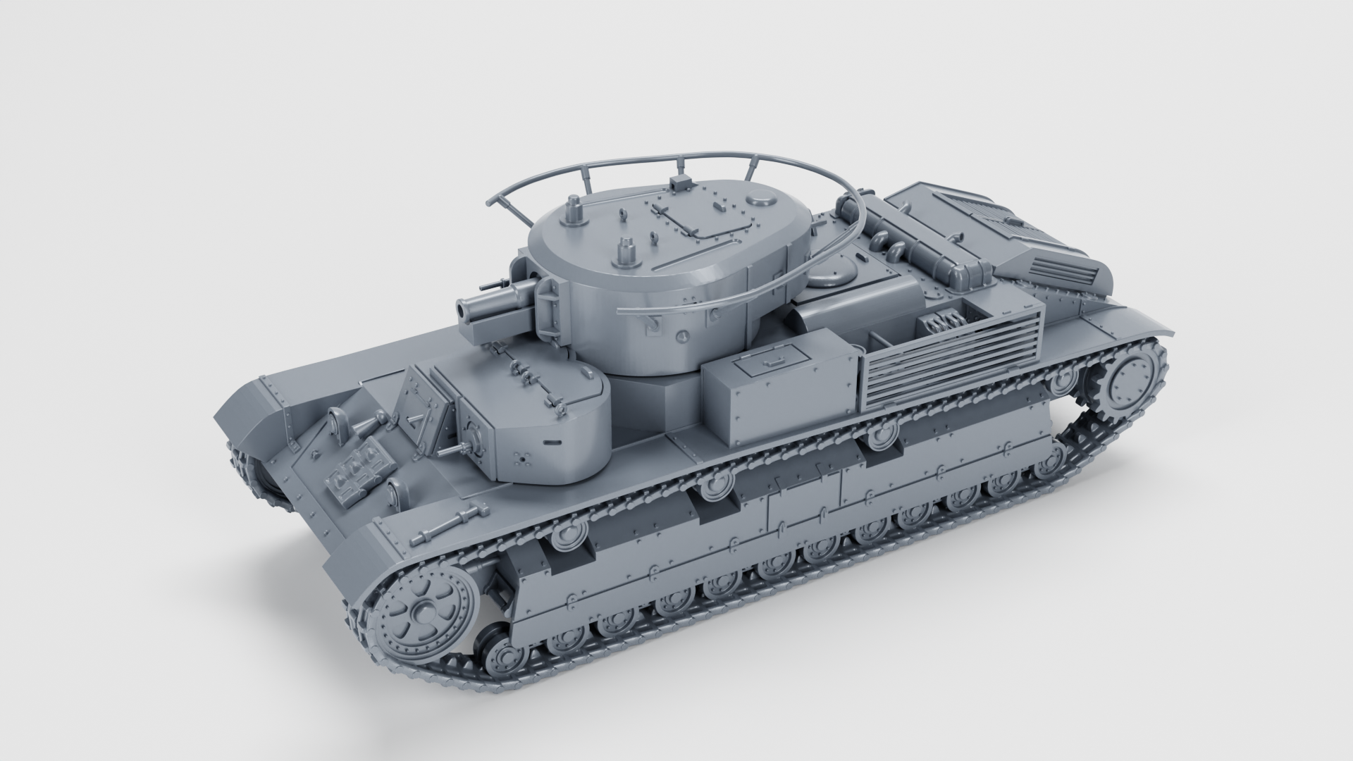 Medium tank T-28А - wargame3d- 28mm Scale - Russian Army - Bolt Action
