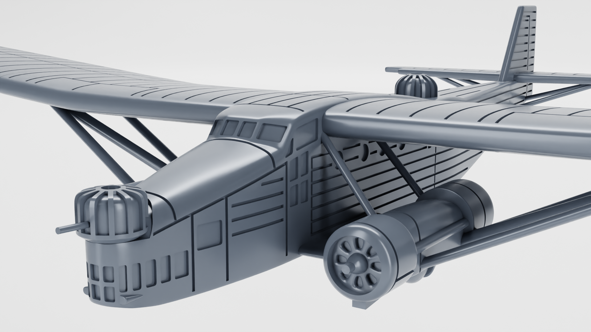 Farman F.220 - French Aircraft of WWII - 1:200 Scale - Great for Table Top War Games and Dioramas - Resin - wargame3d