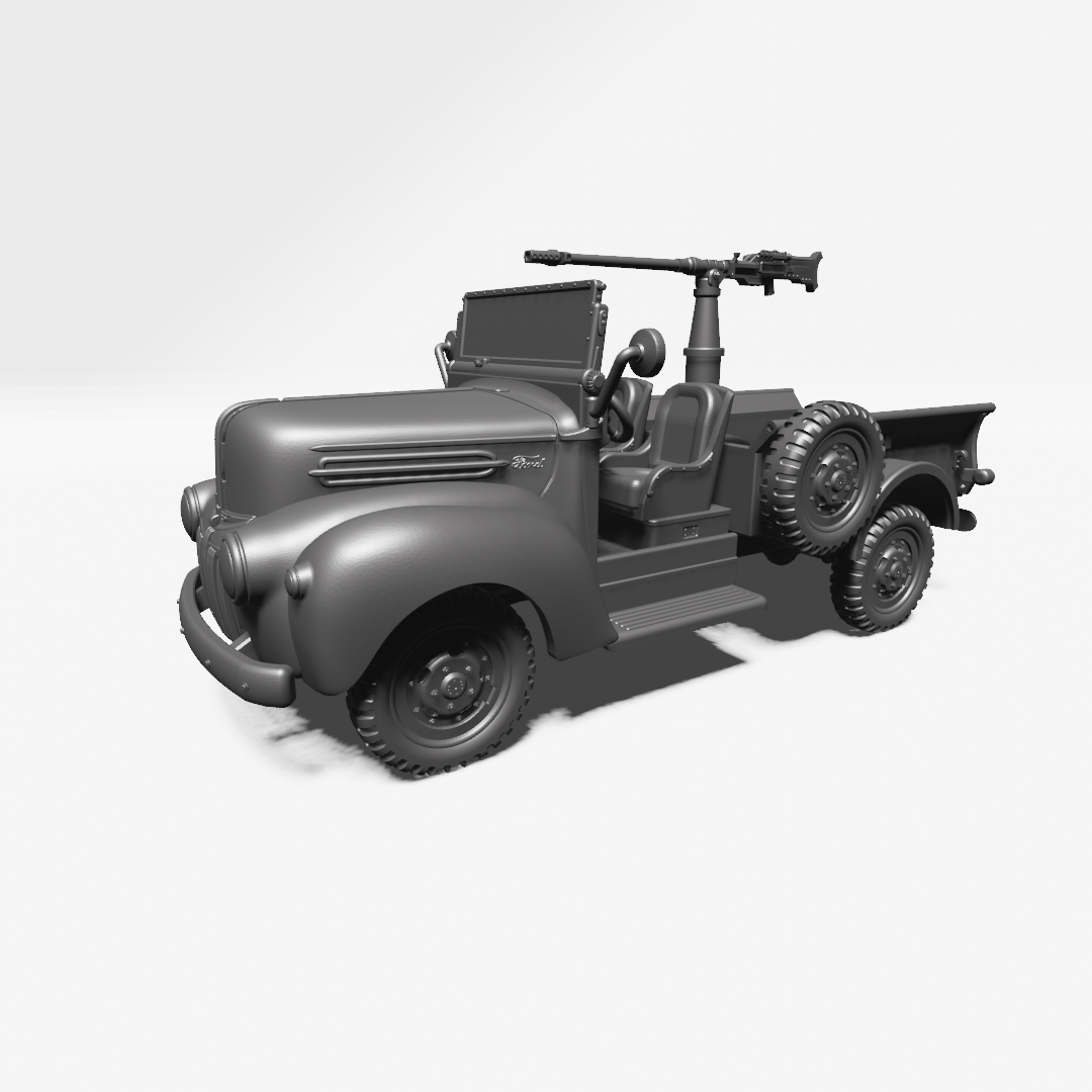 1942 Ford-Marmon-Herrington ½ Ton truck (4x4) - Fighting Vehicles of the East Indies Armies - UK Army - 28mm Scale - wargame3d