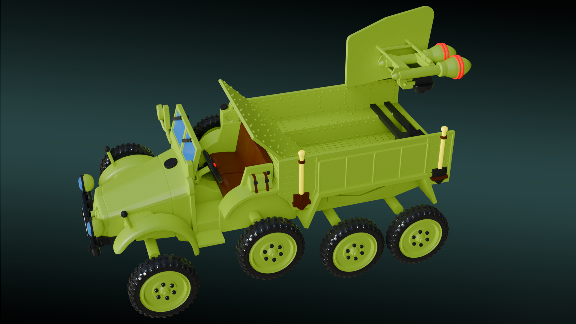 Krupp Protze 44M_Buzogányvető - Hungarian Army - 28mm Scale - wargame3d