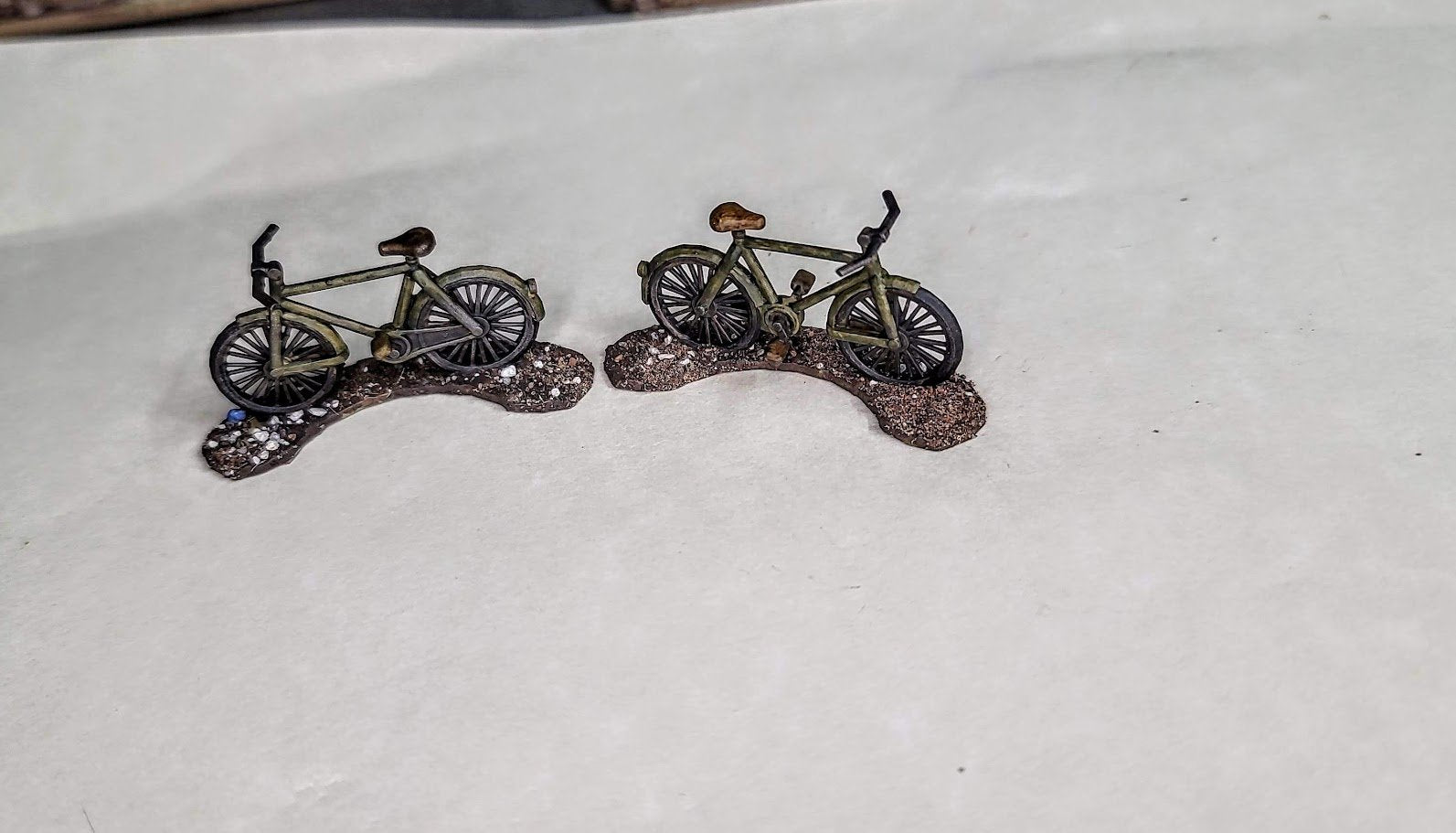 Bicycle Marker - War Games And Dioramas - 2 Markers - 28 mm - Bolt Action