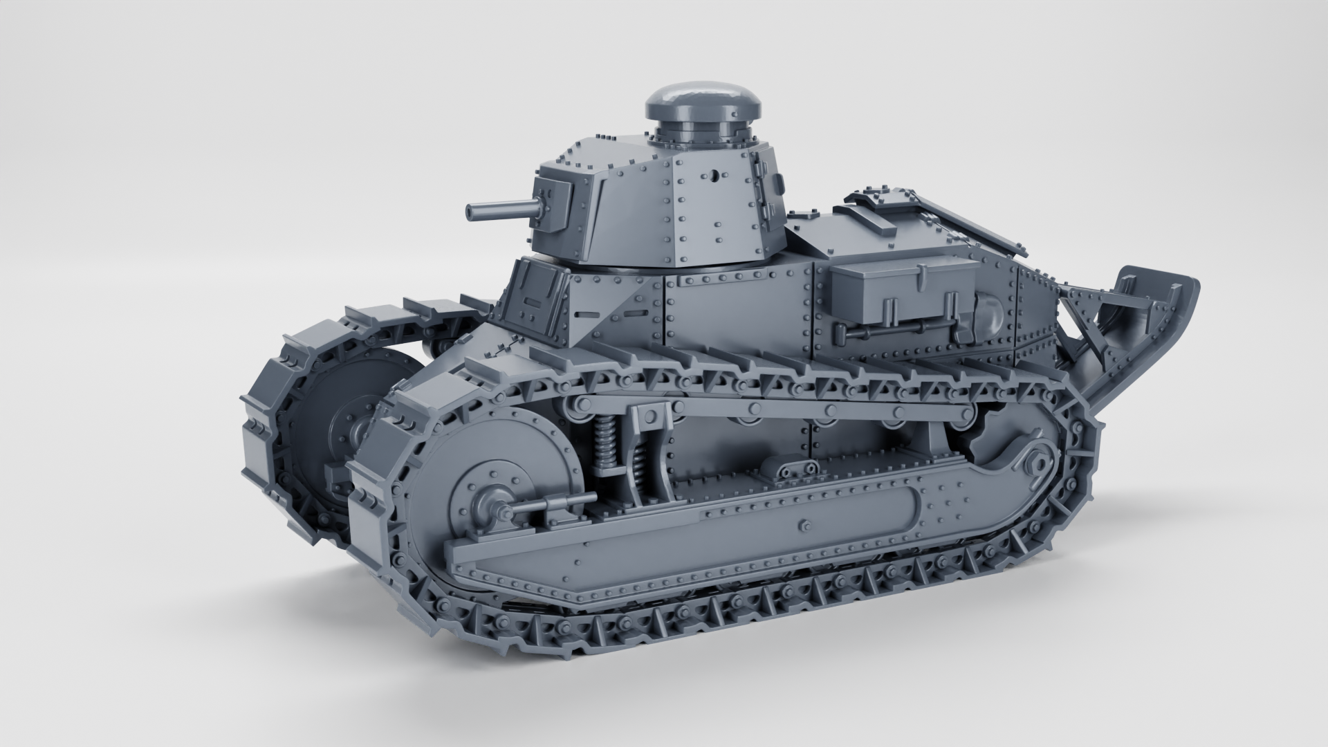 M1917 Light Tank - 28mm Scale - wargame3d