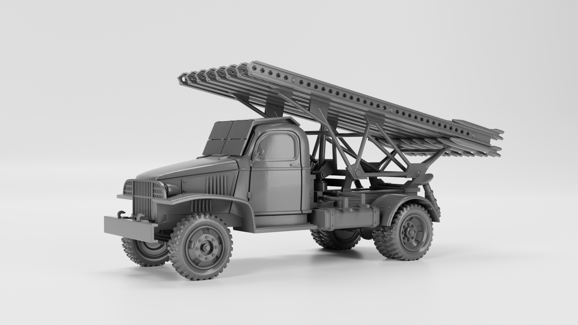 ВМ-13-16 based on G7107 - US Army - 28mm Scale - wargame3d