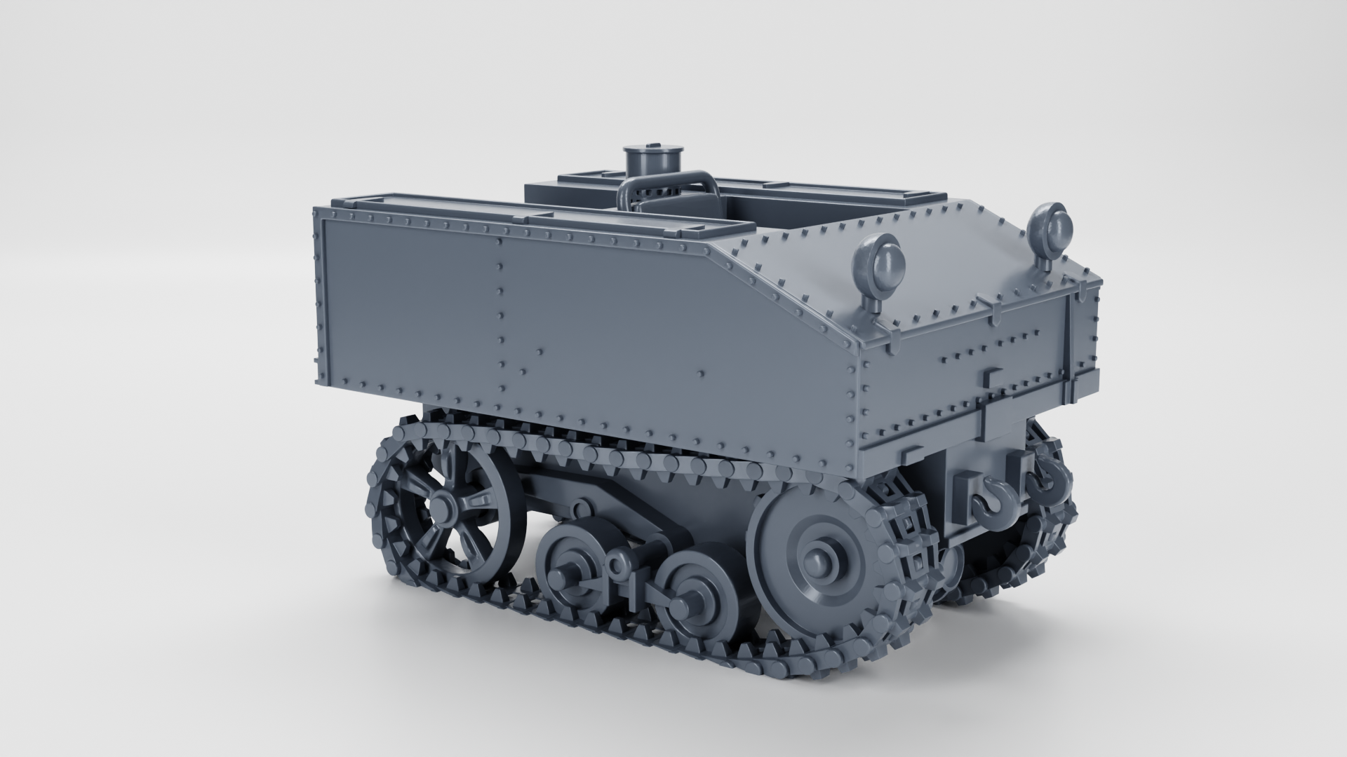 VCL Utility Tractor Type B Infantry - Belgian Army - 28mm Scale - wargame3d