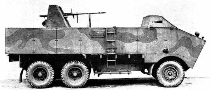 Armored Truck Leyland Beaver-Eel - UK Army - 28mm Scale - wargame3d