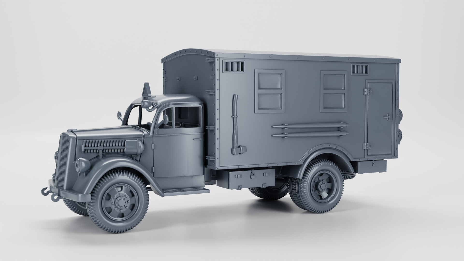 Opel Blitz C Command Car - Germany - wargame3d - 28mm Scale