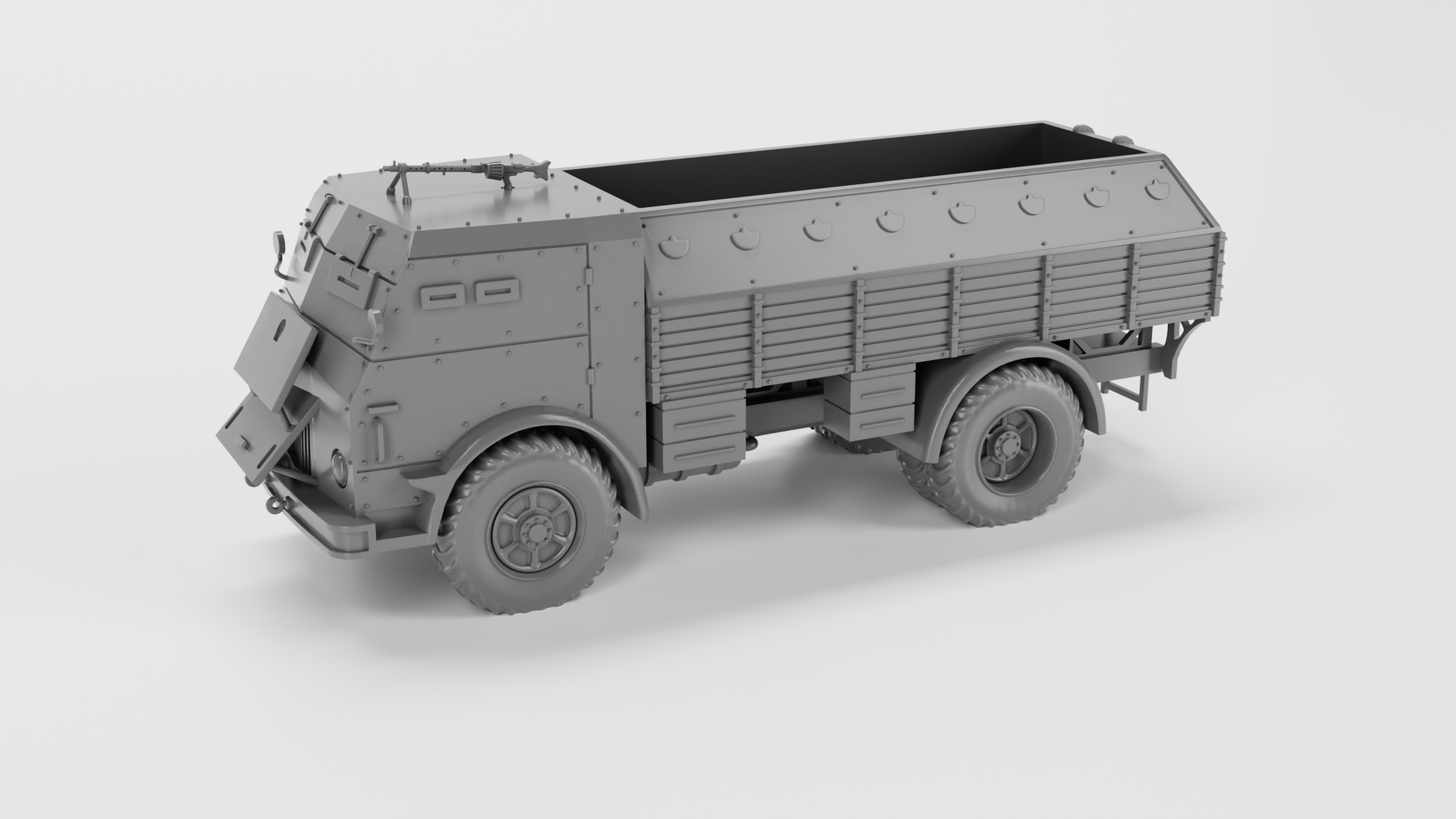 FIAT 665NM Protetto - Italian Army - 28mm Scale - wargame3d