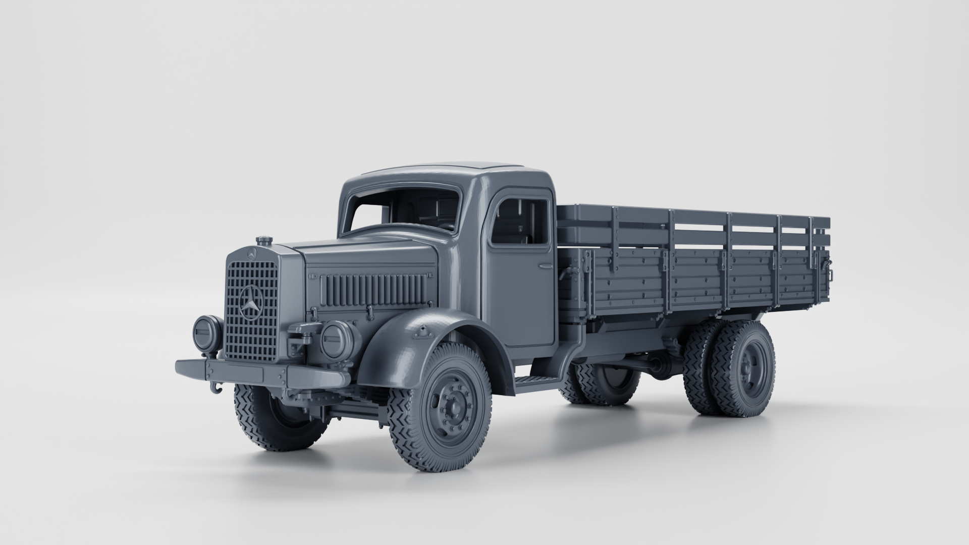 Mercedes-Benz L4500 - WWII - German Army - wargame3d - 28mm Scale