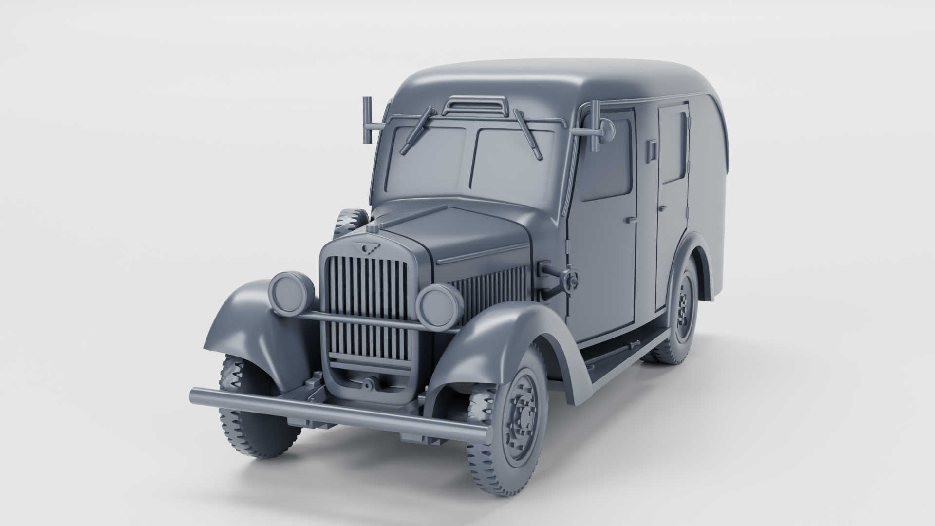 Polski Fiat 618 Grom - Polish Army - 28mm Scale - wargame3d