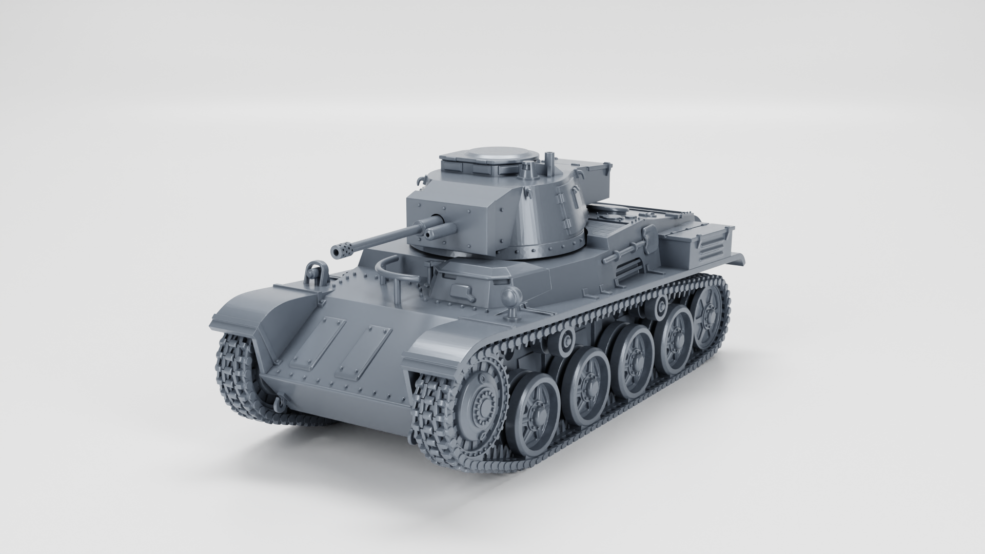 Light Tanks Toldi Variants - Hungarian Army - 28mm Scale - wargame3d
