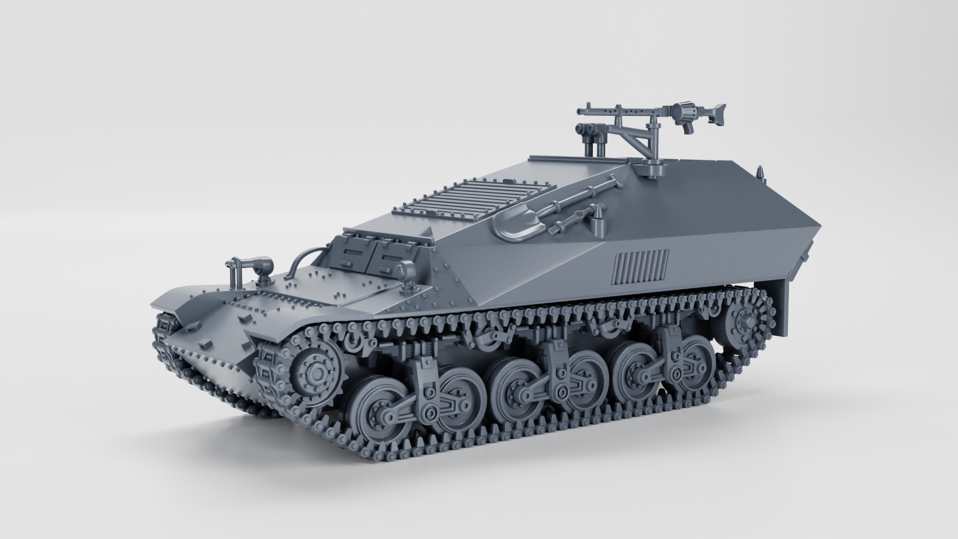 Grosser Funk und Beobachtungswagen auf GW Lorraine Schlepper (f) - WWII - German Army - wargame3d - 28mm Scale