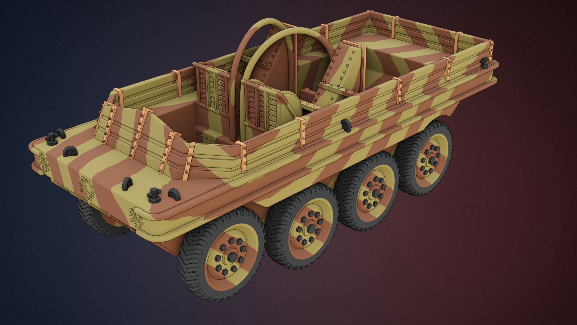 Terrapin - UK Army - wargame3d- 28mm Scale