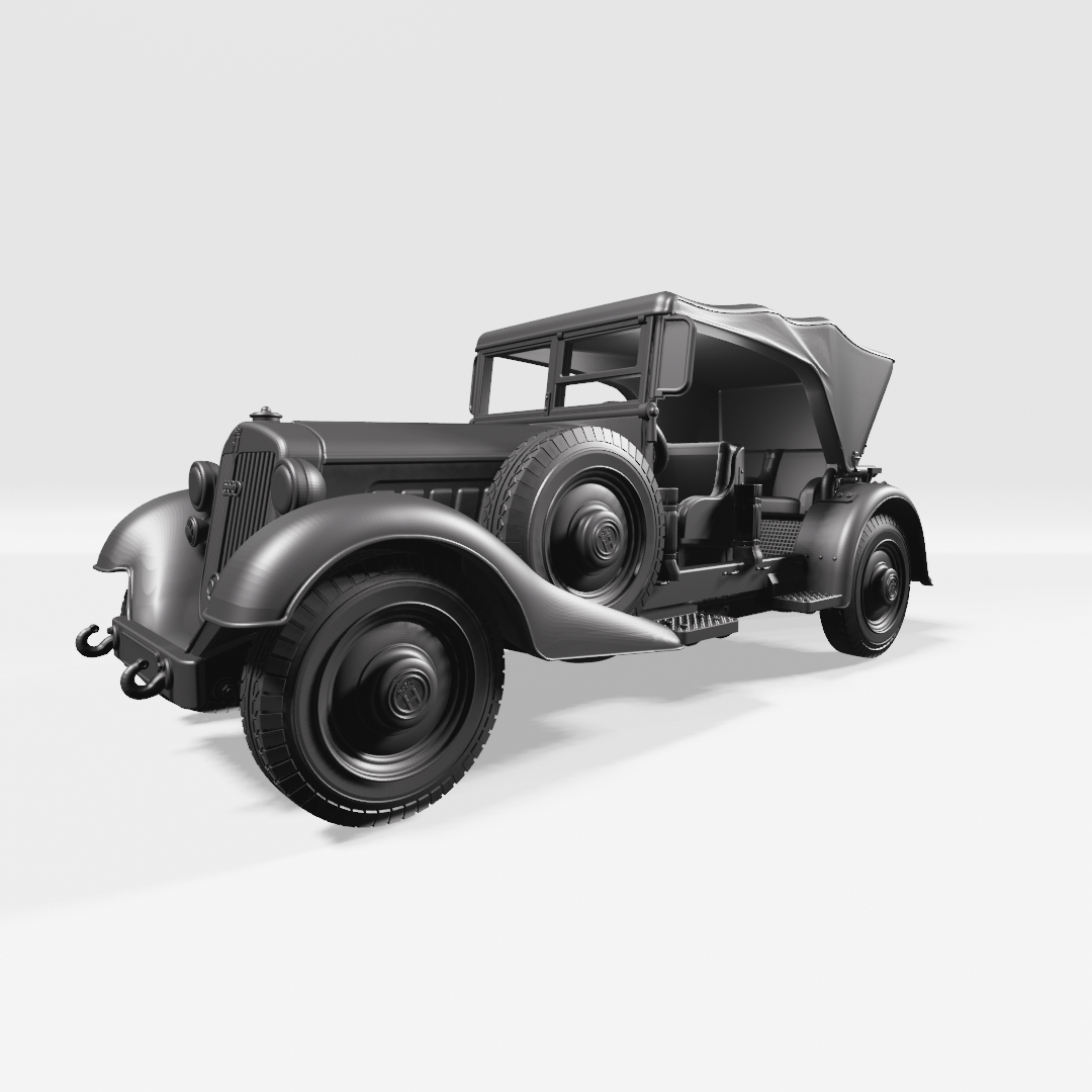 Horch 830 R Kübelwagen - WWII - German Army - wargame3d - 28mm Scale