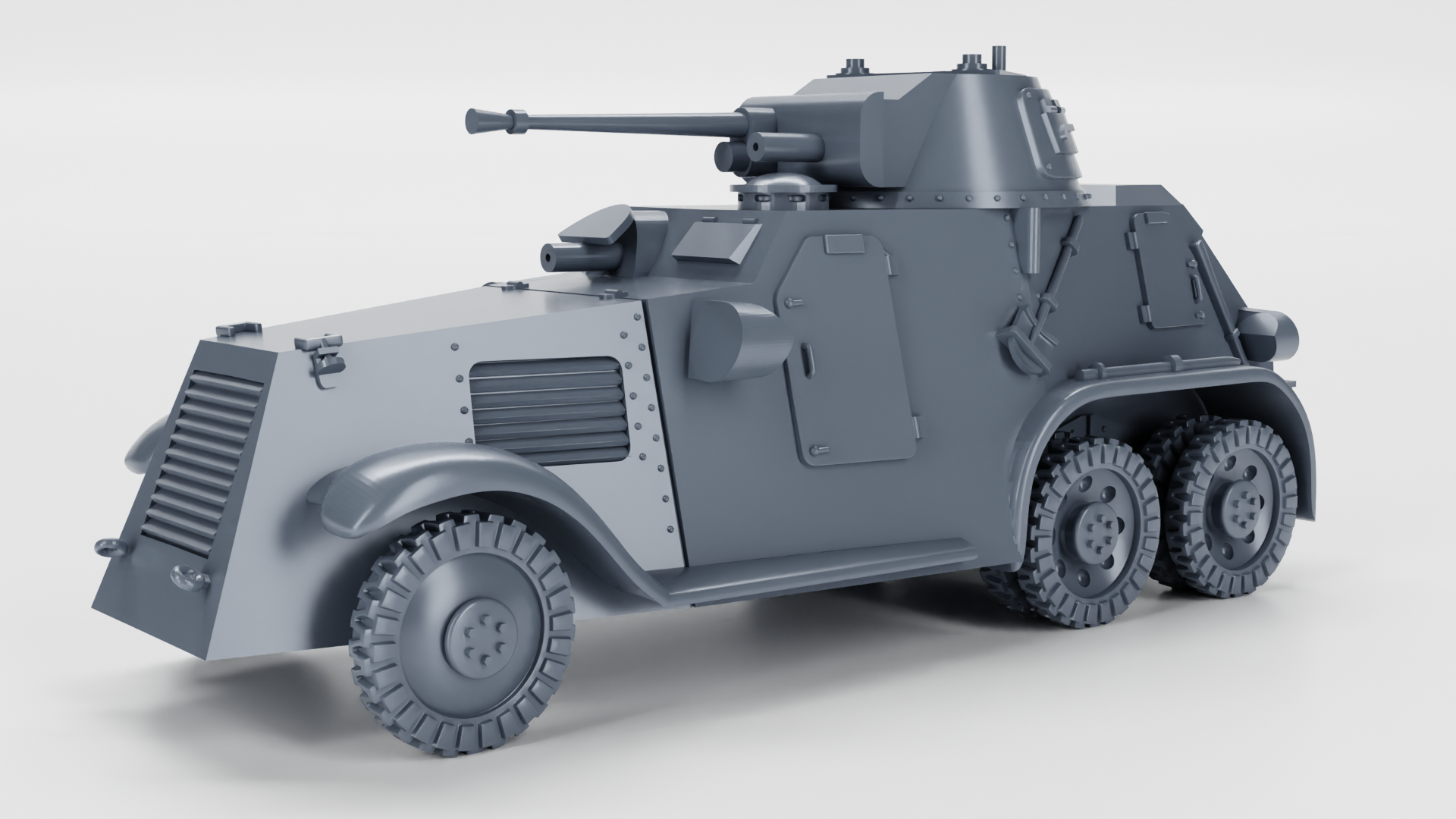 Landsverk L-181 - Other Nations Fighting Vehicles - 28mm Scale - wargame3d