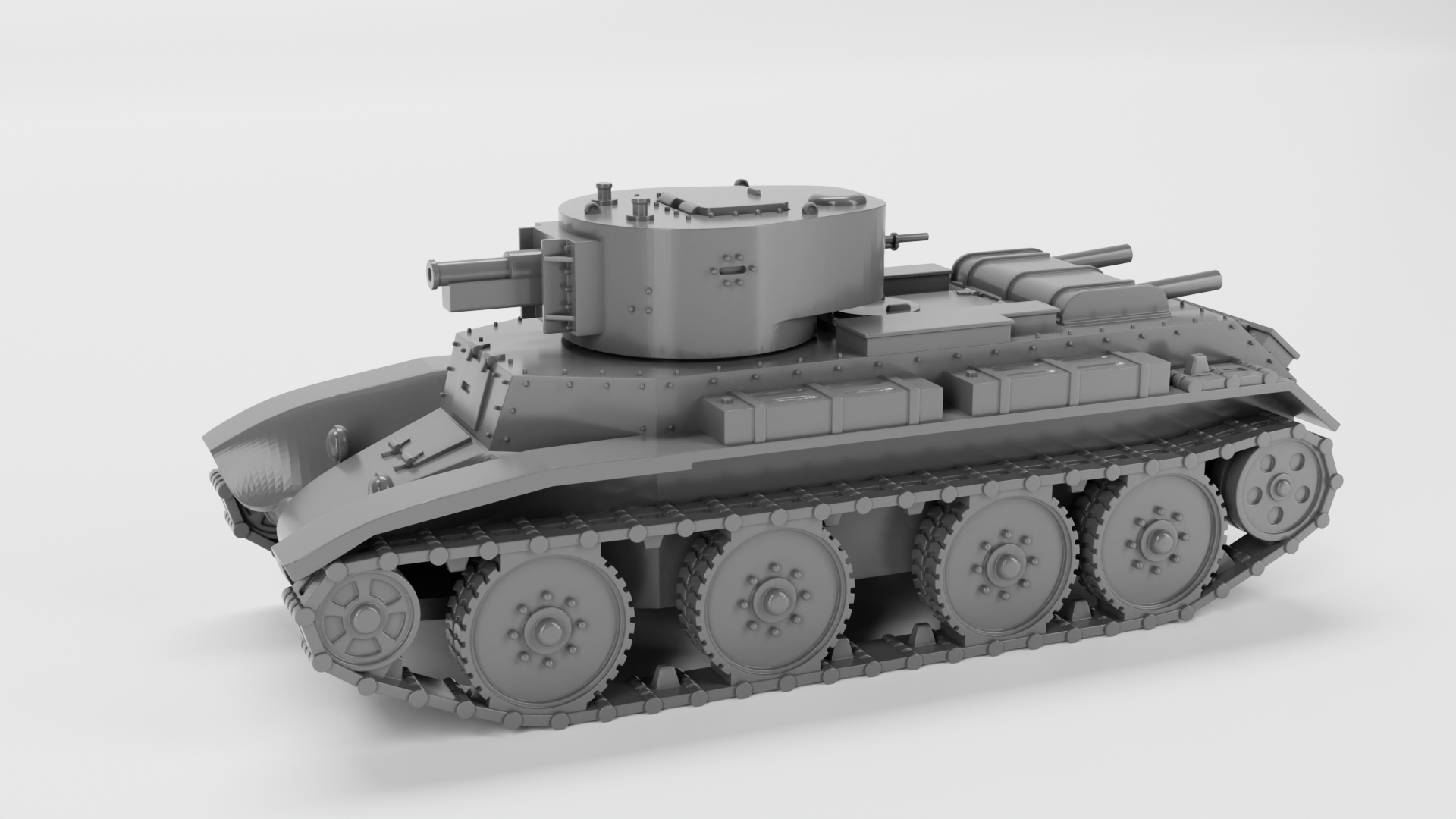 BT-7A - Russian Army - wargame3d- 28mm Scale