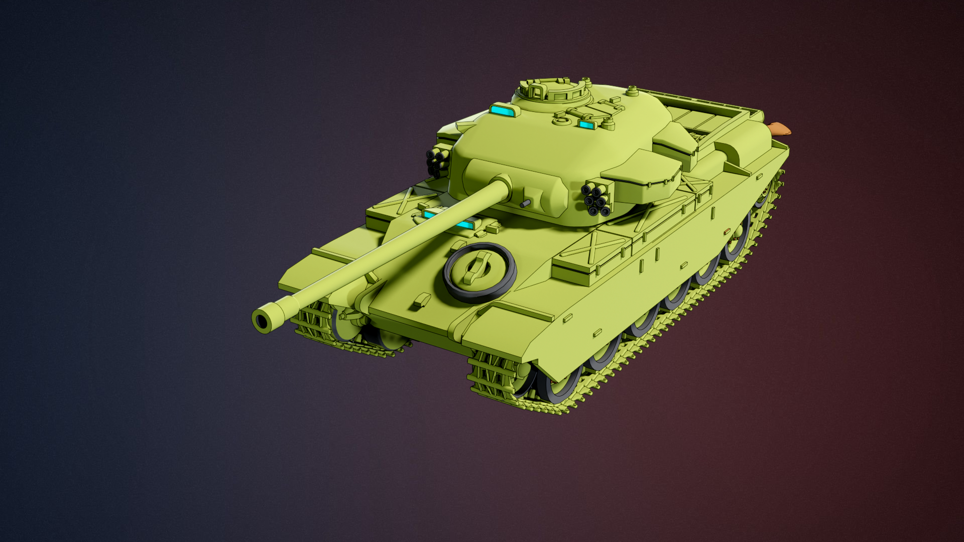 Centurion Tank Mk.3 - 28mm Scale - wargame3d
