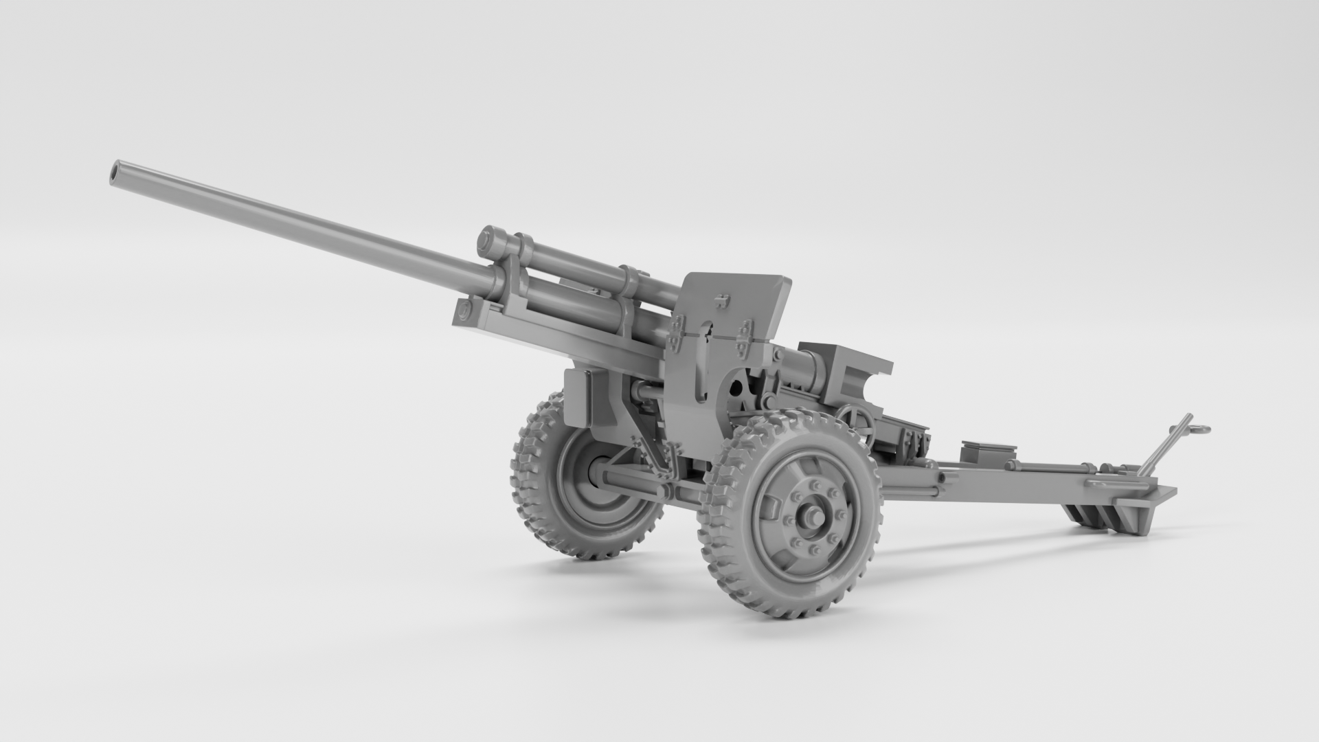 3-inch Anti-tank Gun M5 - US Army - 28mm Scale - wargame3d