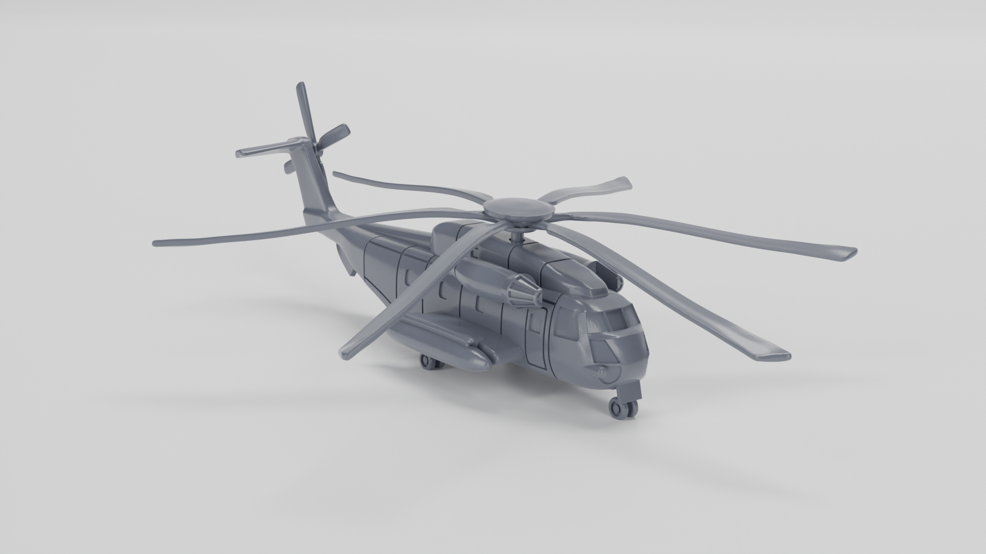 Sikorsky CH-53 Sea Stallion - Vietnam War Aircraft - 1/200 Scale - wargame3d