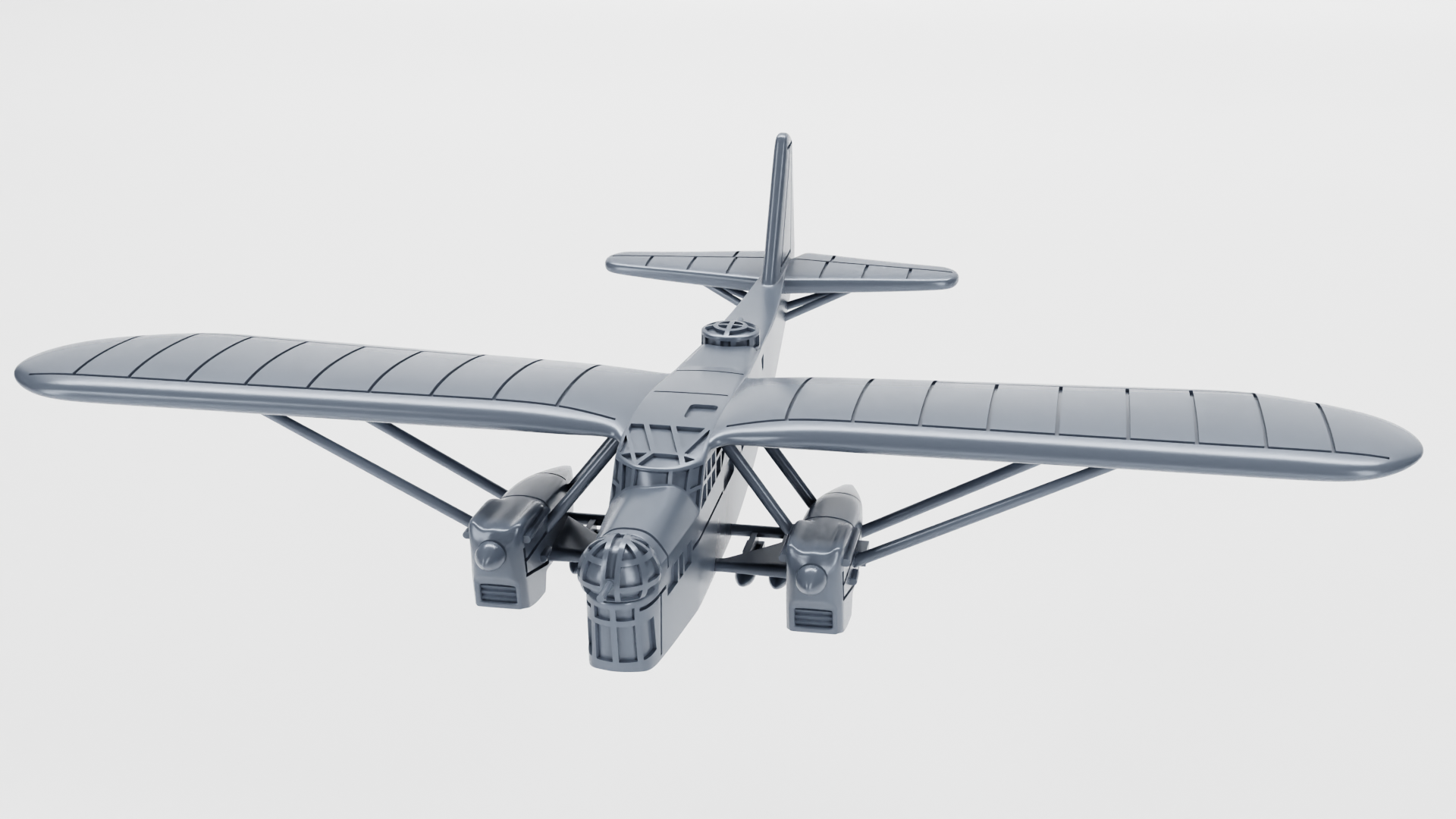 Potez 540 - French Aircraft of WWII - 1:200 Scale - Great for Table Top War Games and Dioramas - Resin - wargame3d