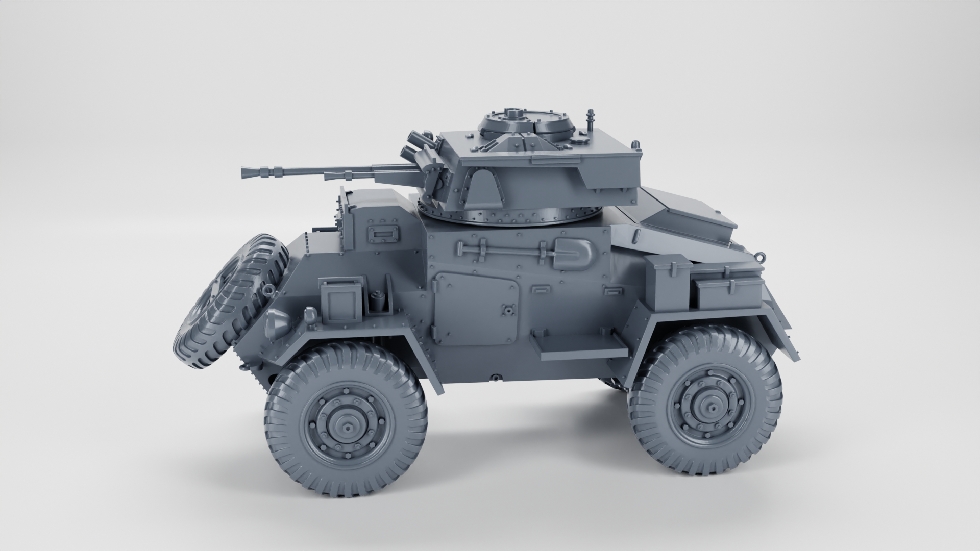 Humber Armored Car Mk.I- UK Army - 28mm Scale - wargame3d
