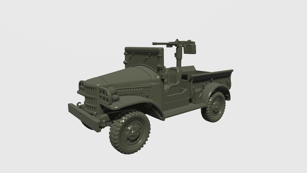 Dodge WC-21 weapons carrier (½-ton) - US Army - Bolt Action - wargame3d- 28mm Scale