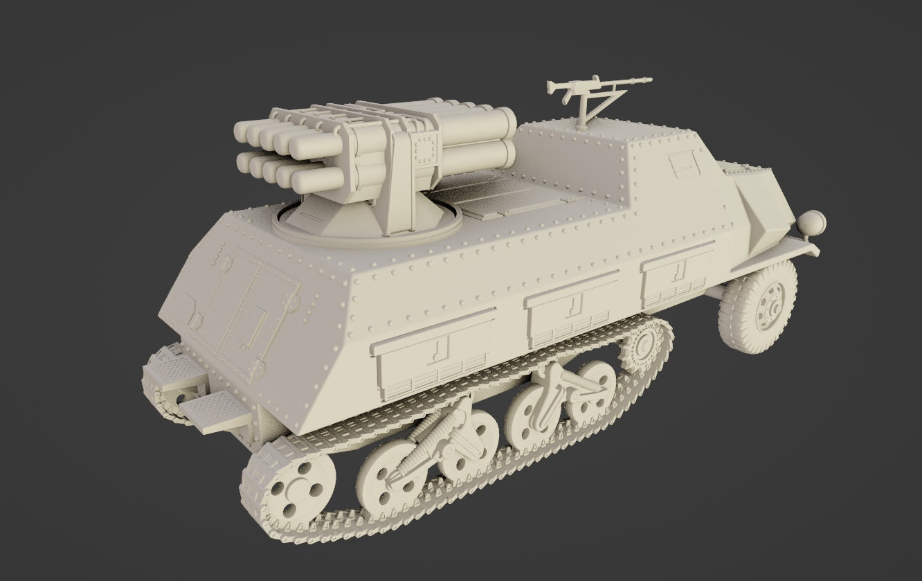 Sd.Kfz.4 Panzerwerfer - German Army - 28mm Scale - wargame3d