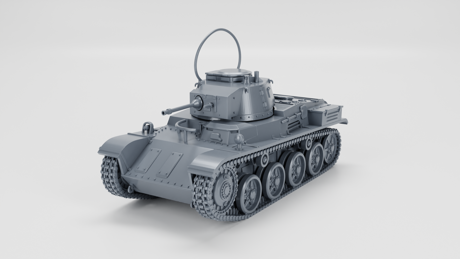 Light Tanks Toldi Variants - Hungarian Army - 28mm Scale - wargame3d