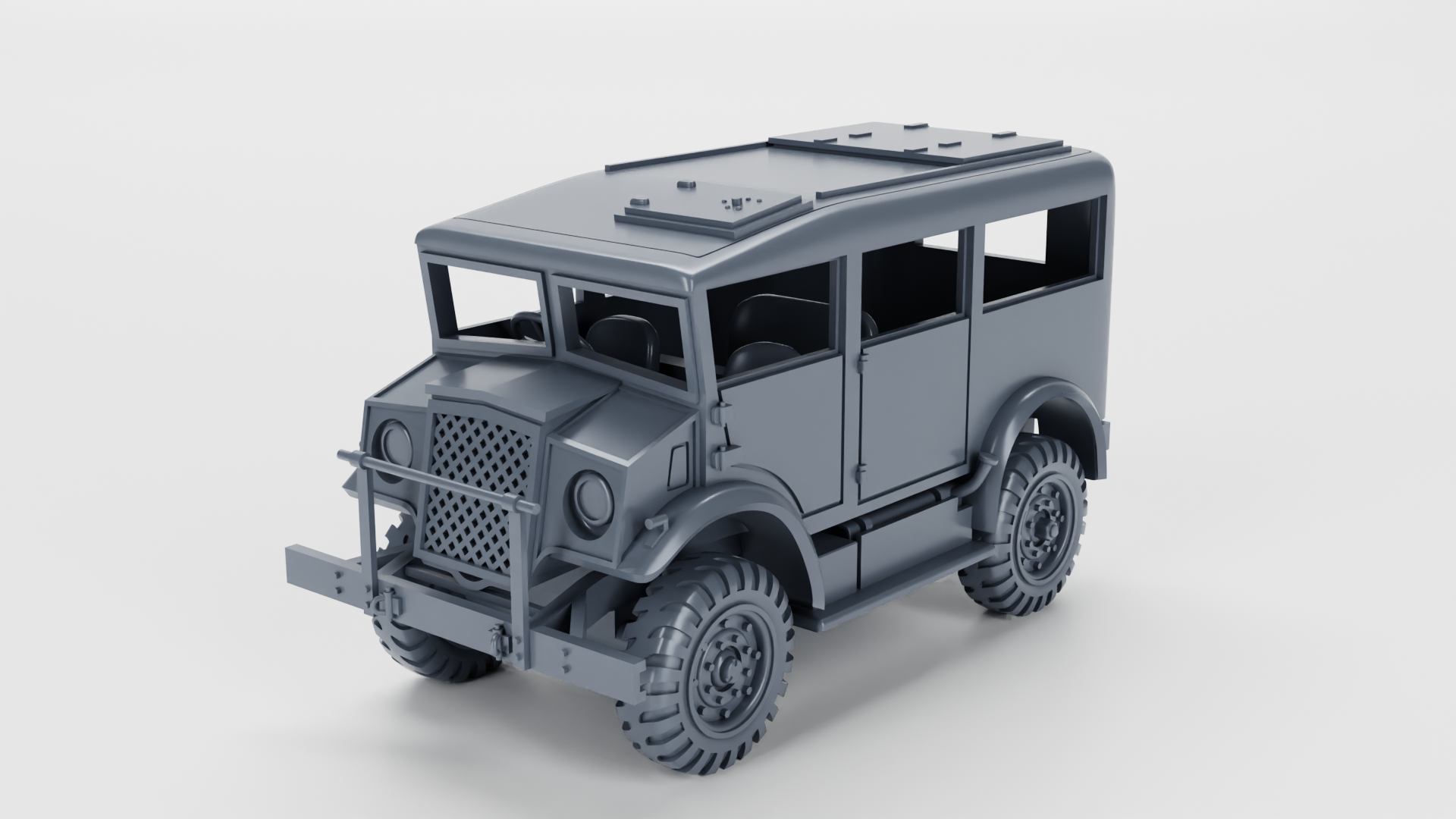 C8A HUP (Personnel Carrier) (4x2, 8 CWT) - Canadian Fighting Vehicles - 28mm Scale - wargame3d