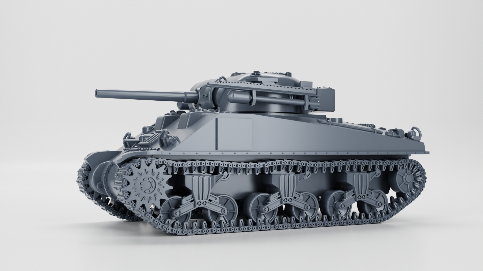 Sherman V “Tulip” - Rocket launcher version - US Army - 28mm Scale - Tank - Miniature - wargame3d