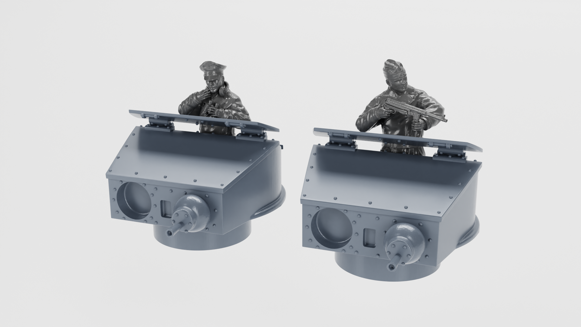 Steyr ADGZ Armoured Car - German Army - 28mm Scale - wargame3d