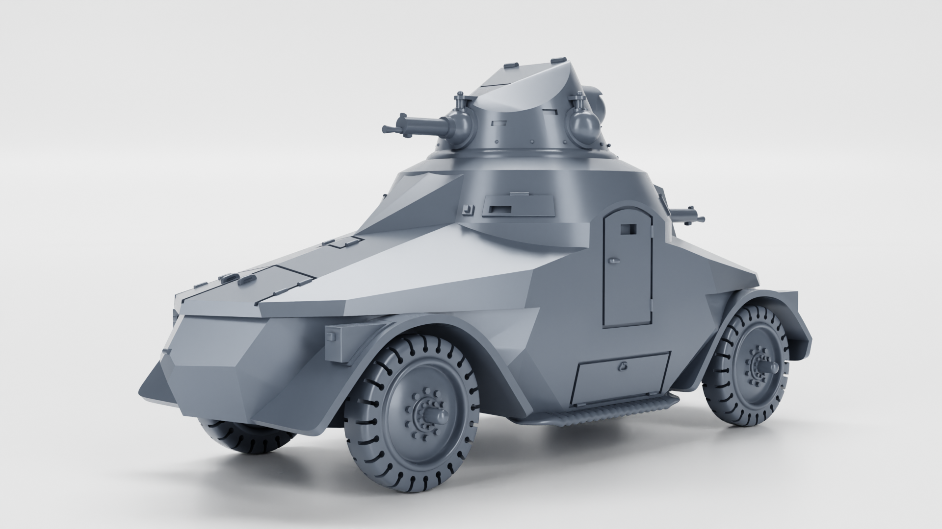 Skoda PA-III - Other Nations Fighting Vehicles - 28mm Scale - wargame3d