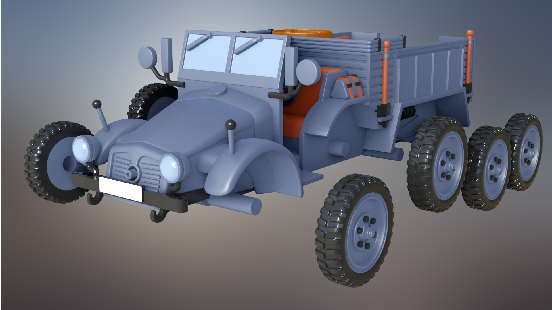 Krupp Protze 6x4 - German Army - 28mm Scale - wargame3d