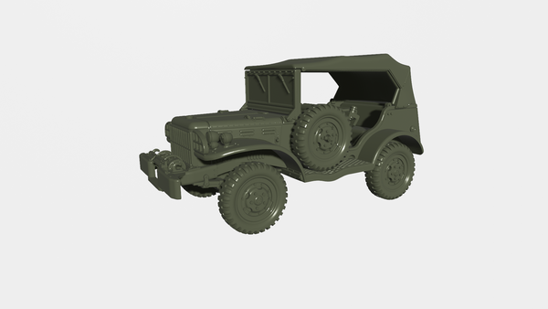 Dodge WC-56 - US Army - Bolt Action - wargame3d - 28mm Scale